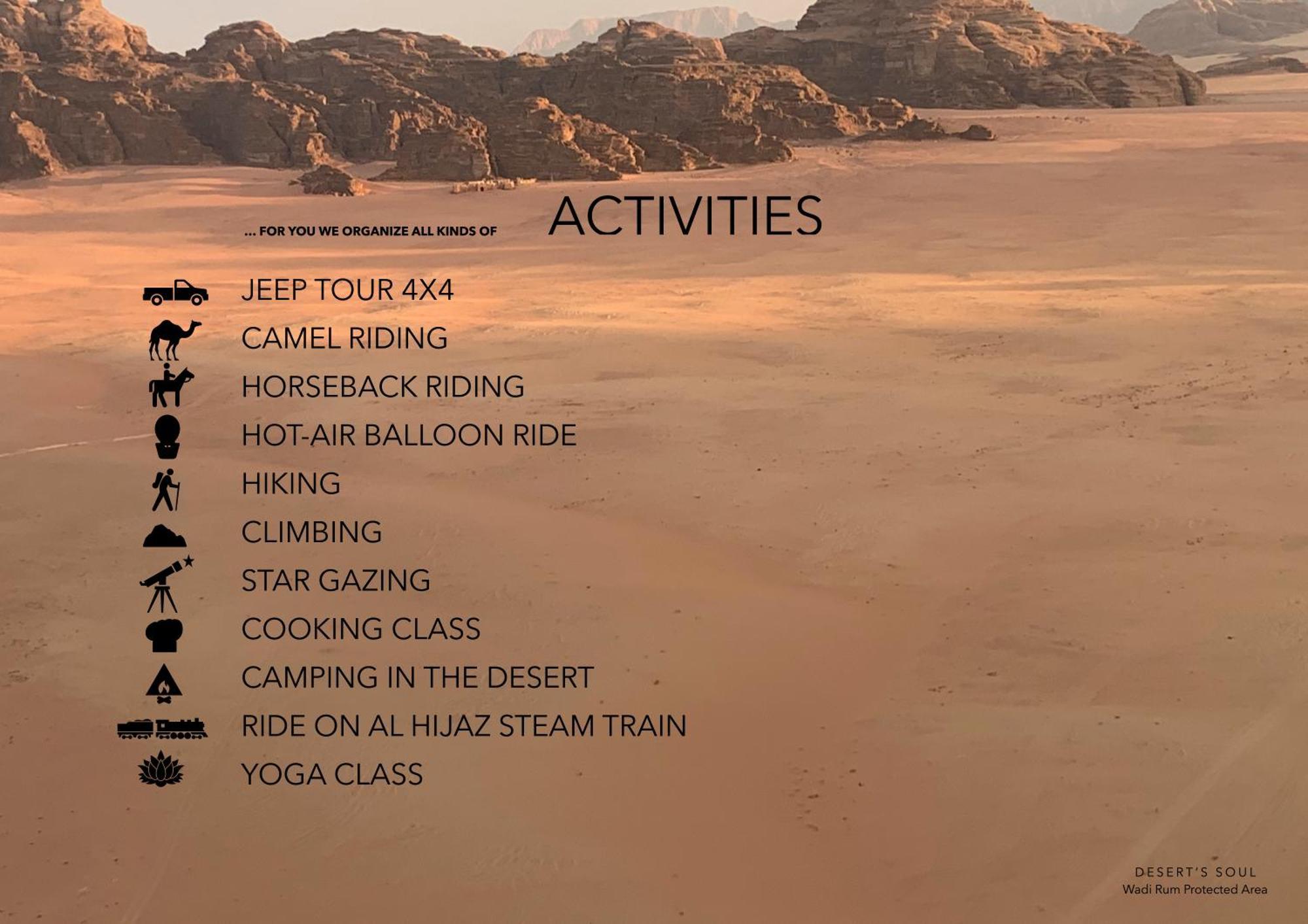 Desert'S Soul Wadi Rum Ad Disah Екстериор снимка
